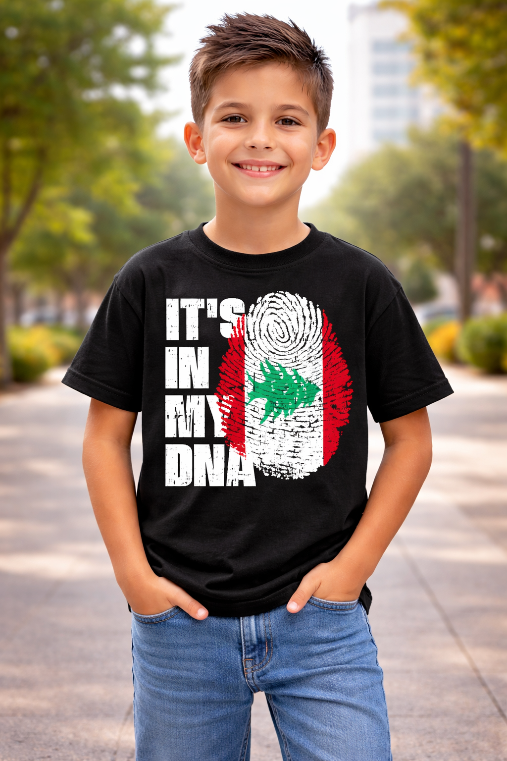 Short Sleeve It's in My DNA Tshirt Kids
