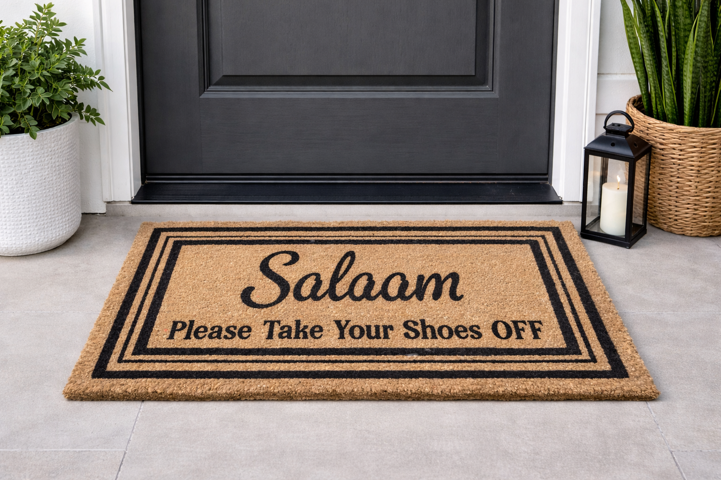 Salaam Please Take Your Shoes Off Doormat