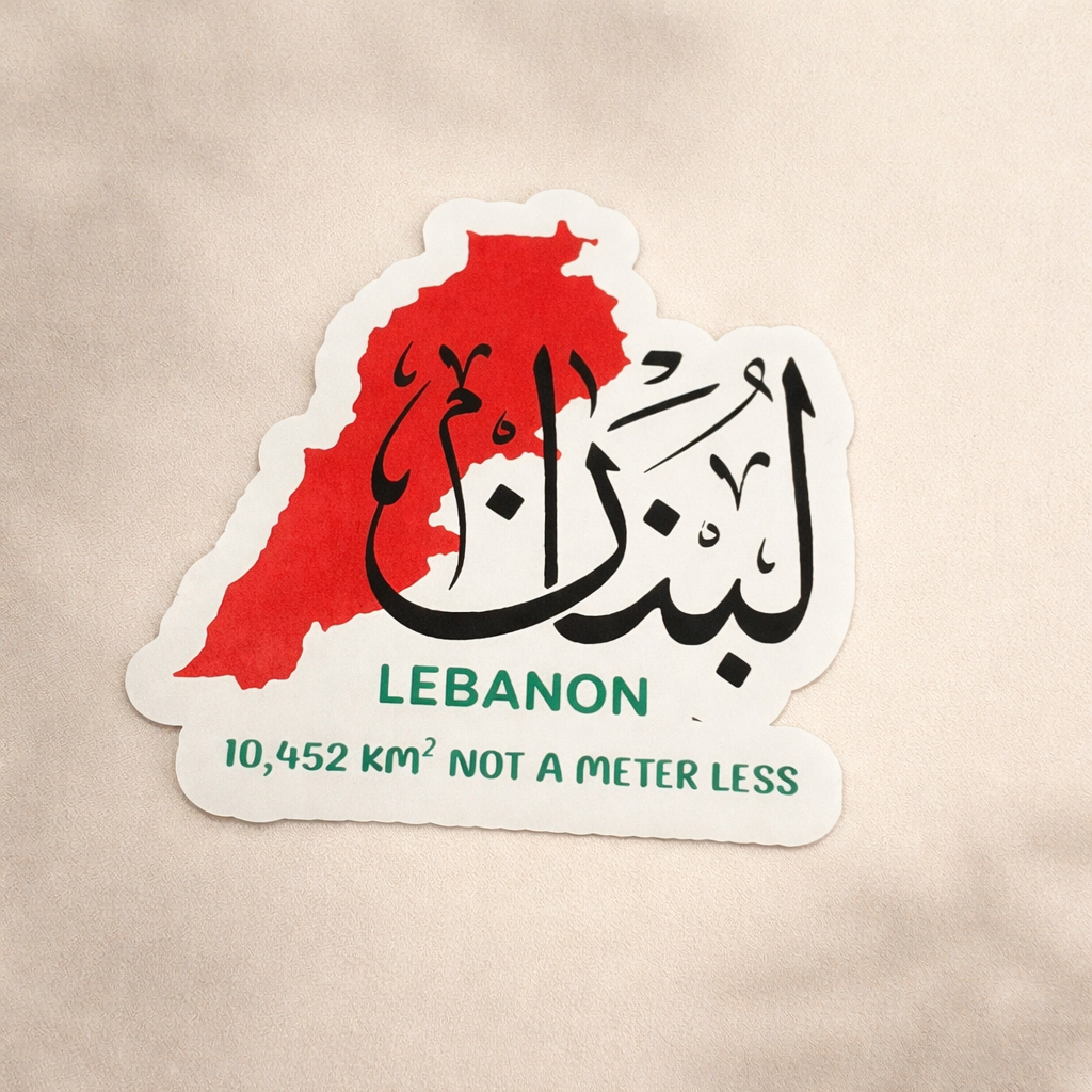Lebanon Sticker Waterproof Vinyl Sticker