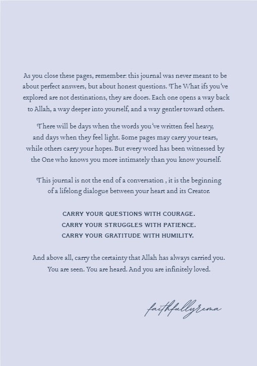 The What Ifs Journal