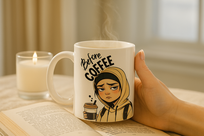 Before Coffee / Fully Caffeinated Mug