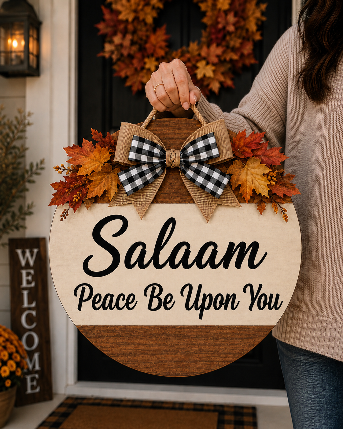 Salaam Door Hanger - Fall Door Hanger