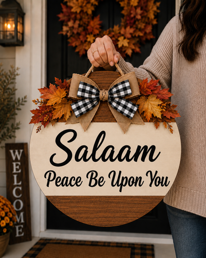 Salaam Door Hanger - Fall Door Hanger