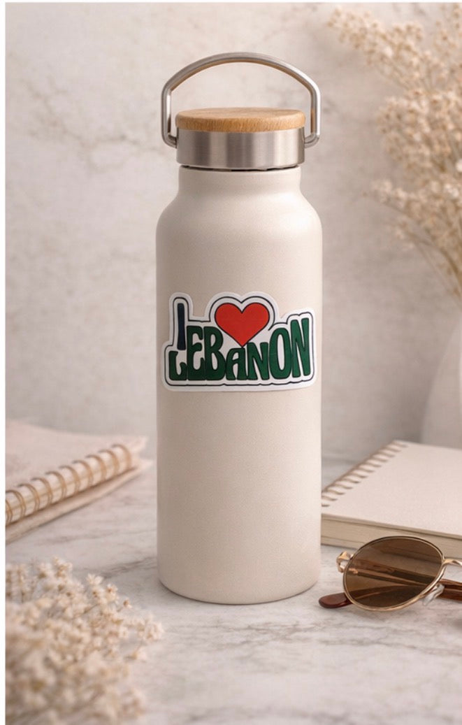 I L❤️VE Lebanon Sticker Waterproof 5.5 inches