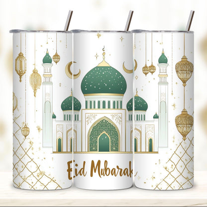 Eid Mubarak 20 oz Stainless Steel Tumbler