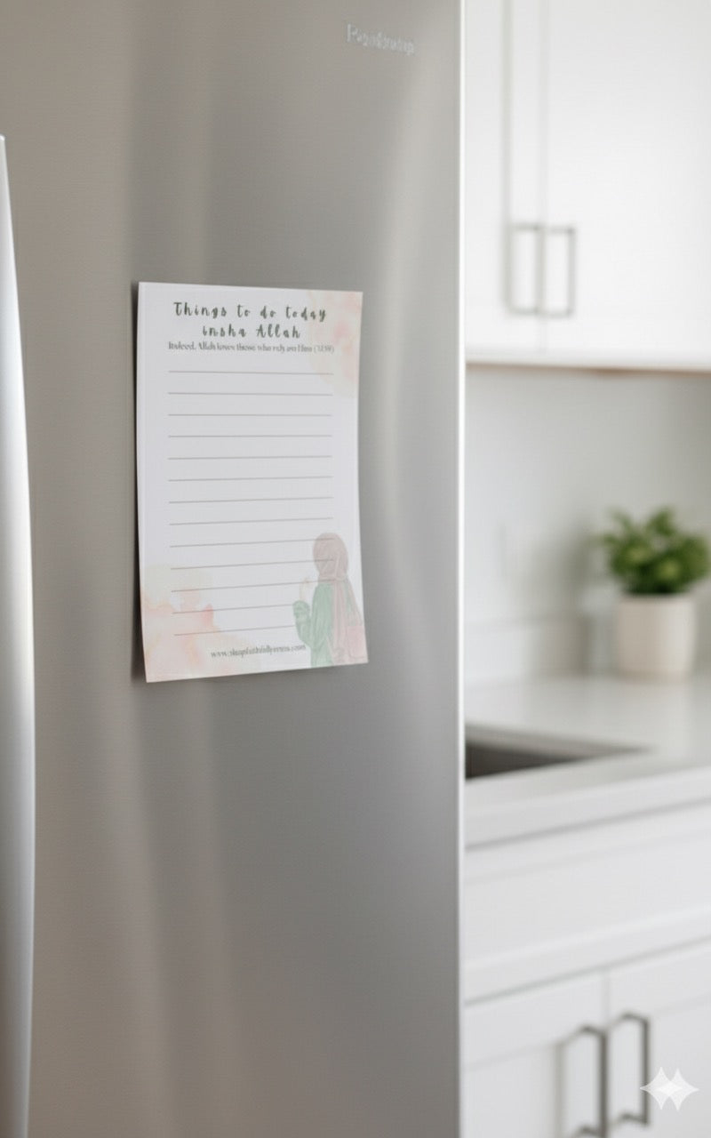 Things To Do Today Insha Allah Notepad