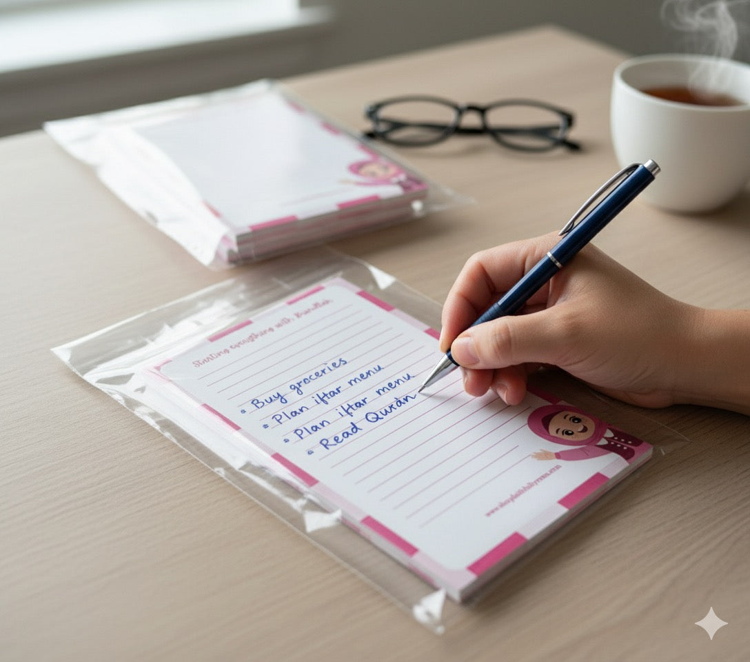 Bismillah Pink Notepad