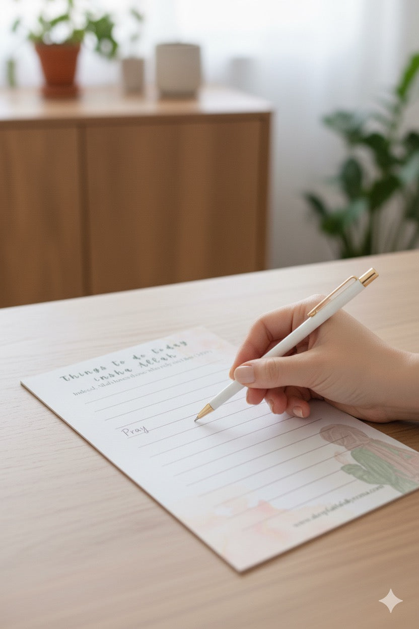 Things To Do Today Insha Allah Notepad