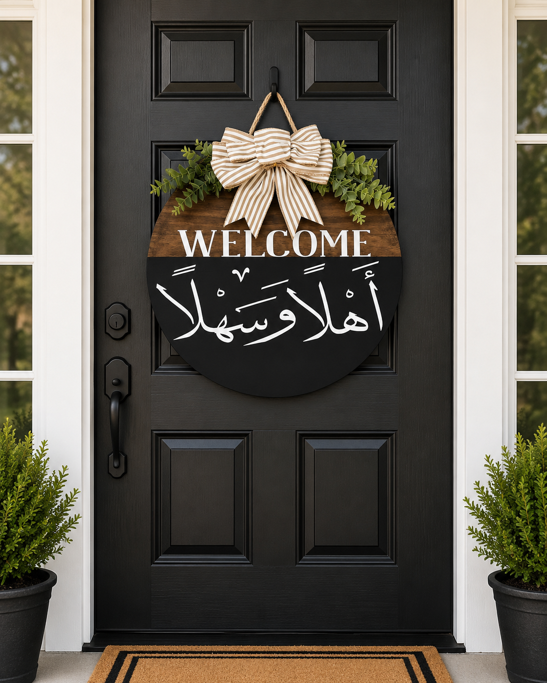 Arabic Welcome Door Hanger | أهلاً وسهلاً Sign