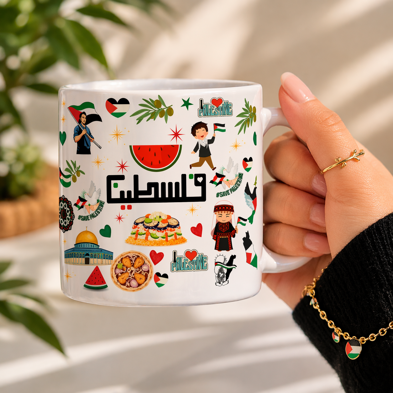 Palestine Wraparound Mug