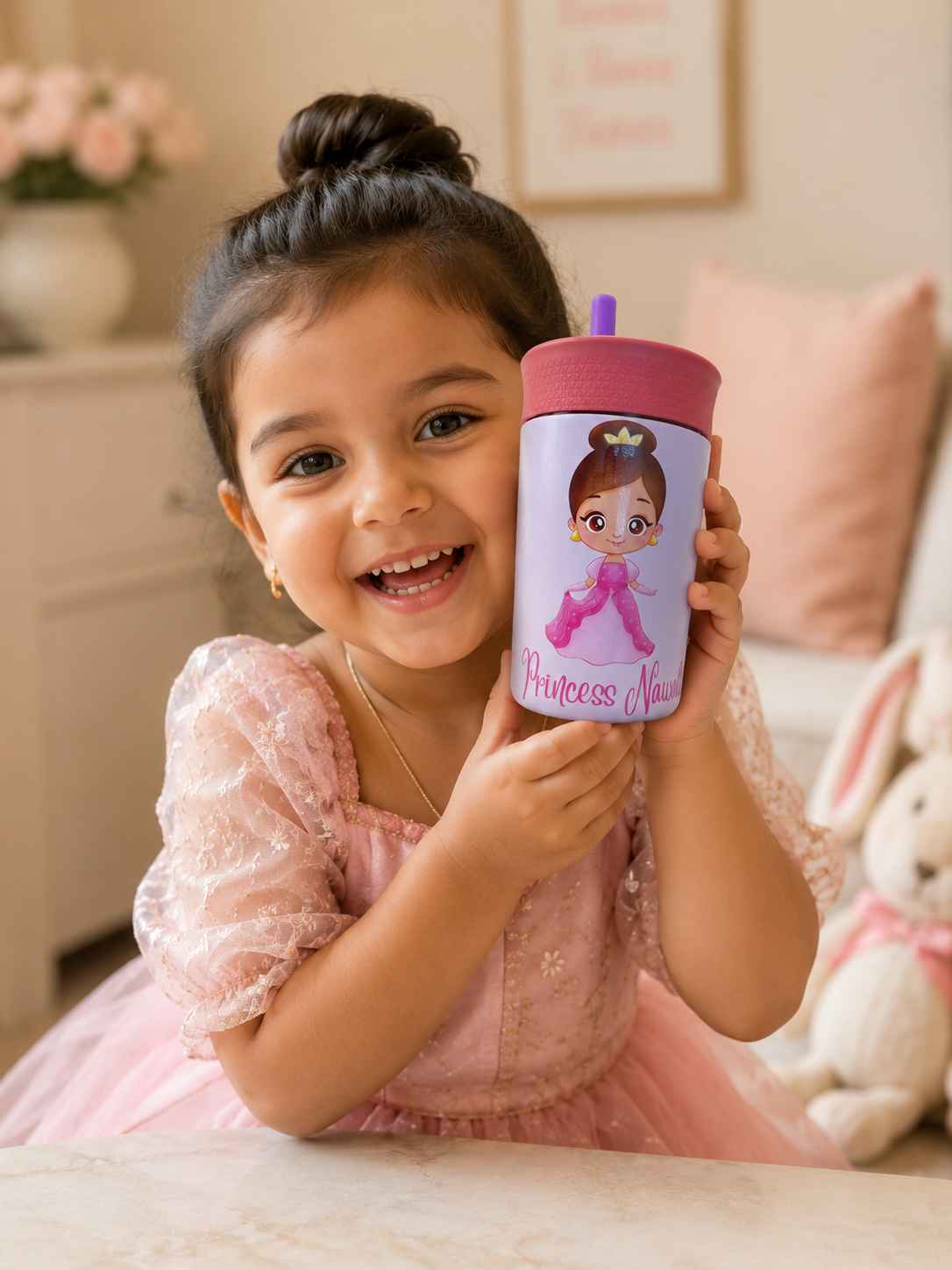 Personalized Princess Kids Tumbler