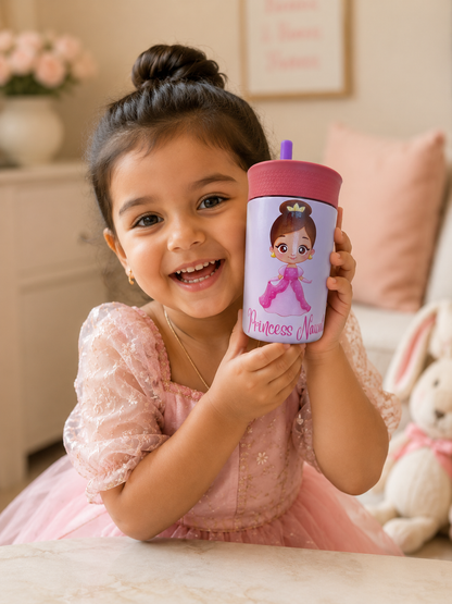 Personalized Princess Kids Tumbler