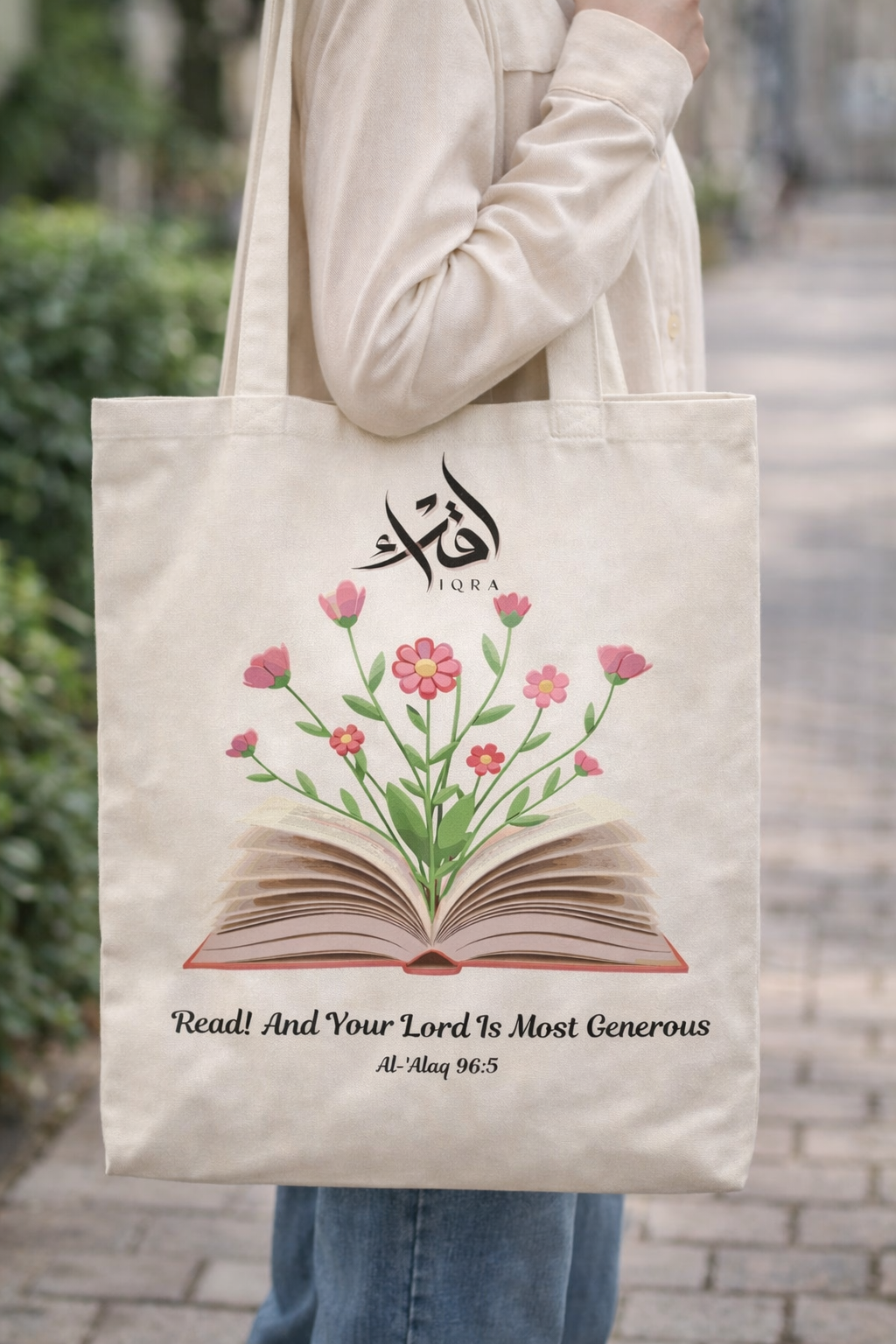 “IQRA” Canvas Tote