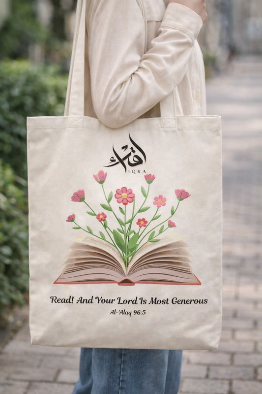 “IQRA” Canvas Tote