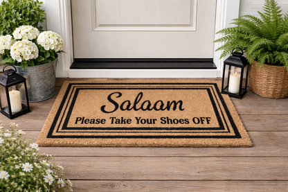 Salaam Please Take Your Shoes Off Doormat