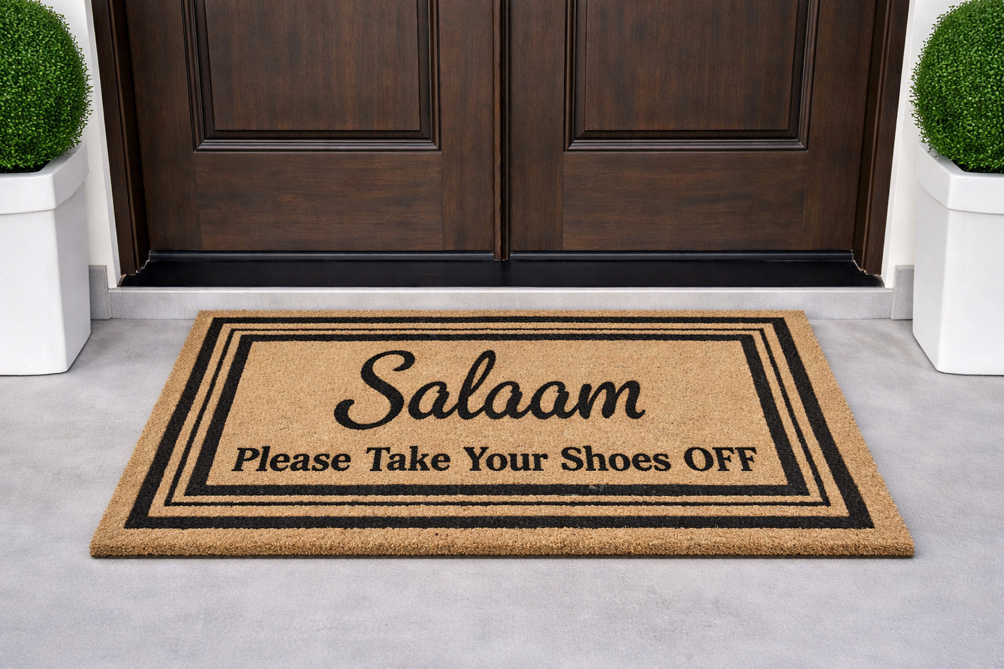 Salaam Please Take Your Shoes Off Doormat