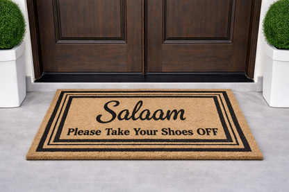 Salaam Please Take Your Shoes Off Doormat