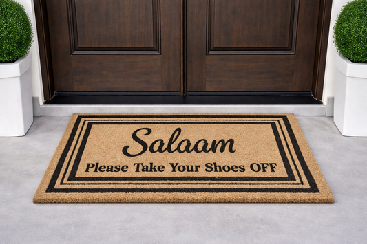 Salaam Please Take Your Shoes Off Doormat