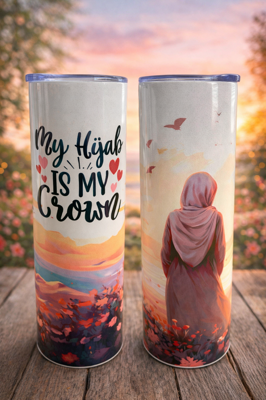 My Hijab Is My Crown – 20 oz Stainless Steel Tumbler