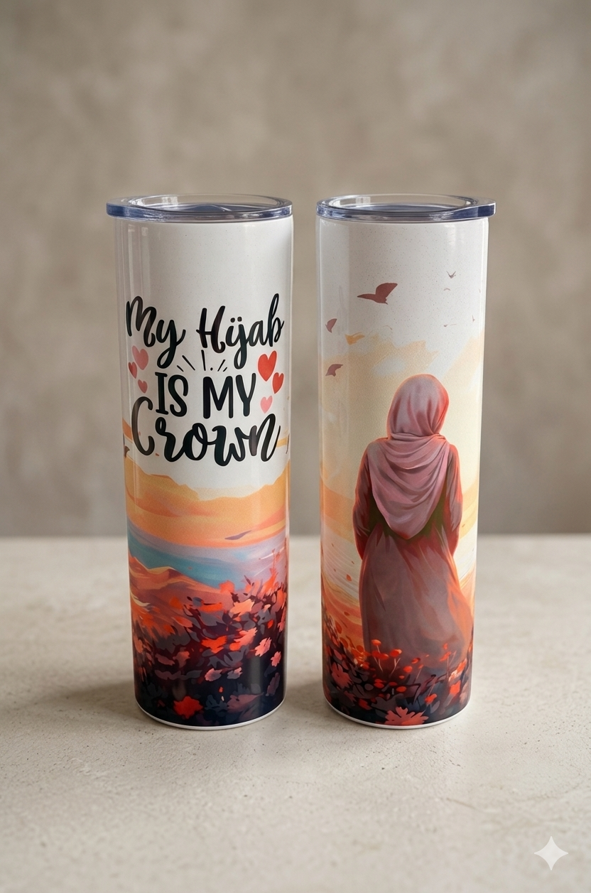 My Hijab Is My Crown – 20 oz Stainless Steel Tumbler