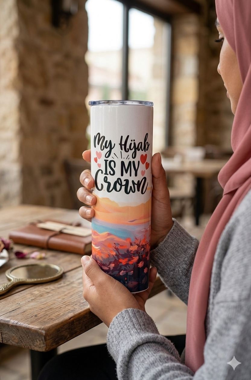 My Hijab Is My Crown – 20 oz Stainless Steel Tumbler