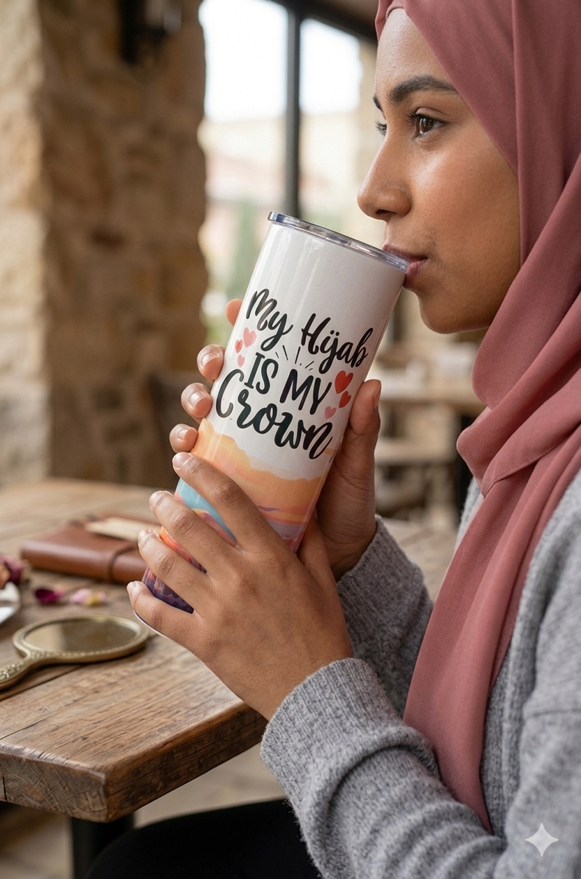 My Hijab Is My Crown – 20 oz Stainless Steel Tumbler
