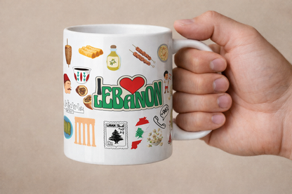 Lebanon Mug  I Love Lebanon Coffee Mug