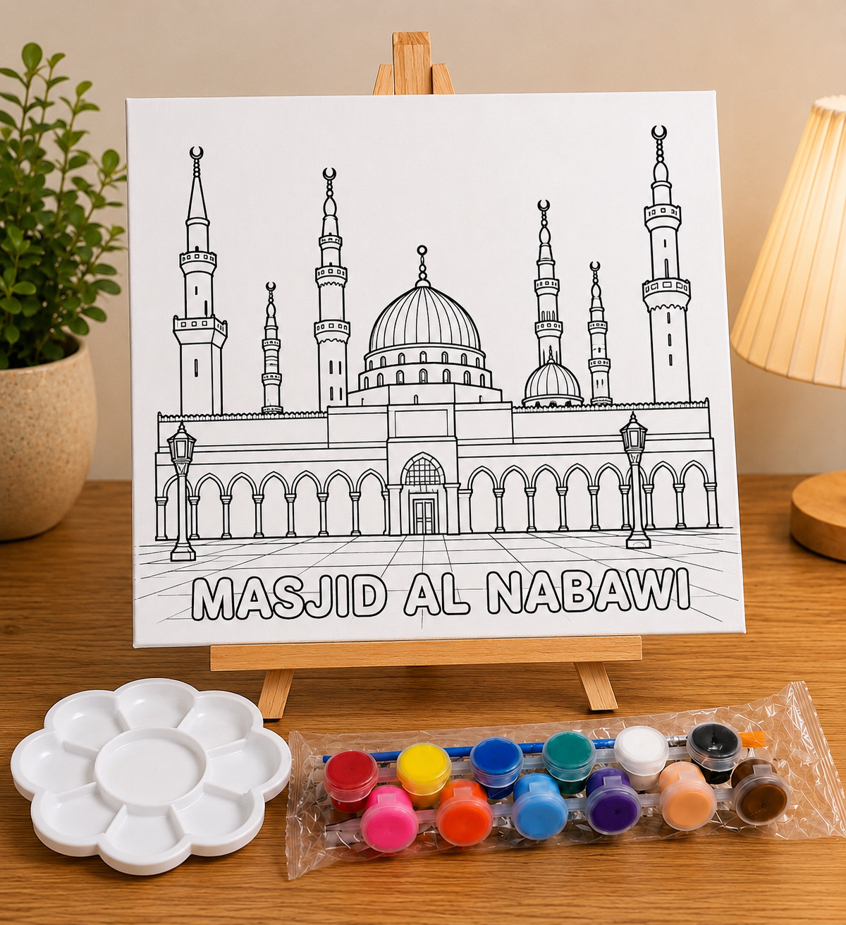Islamic Paint Kit for Kids & Adults  Islamic Art Activity