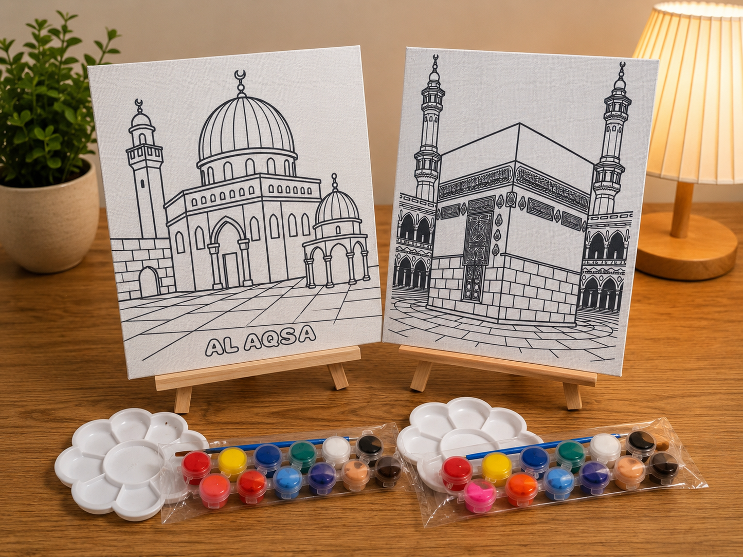 Islamic Paint Kit for Kids & Adults  Islamic Art Activity