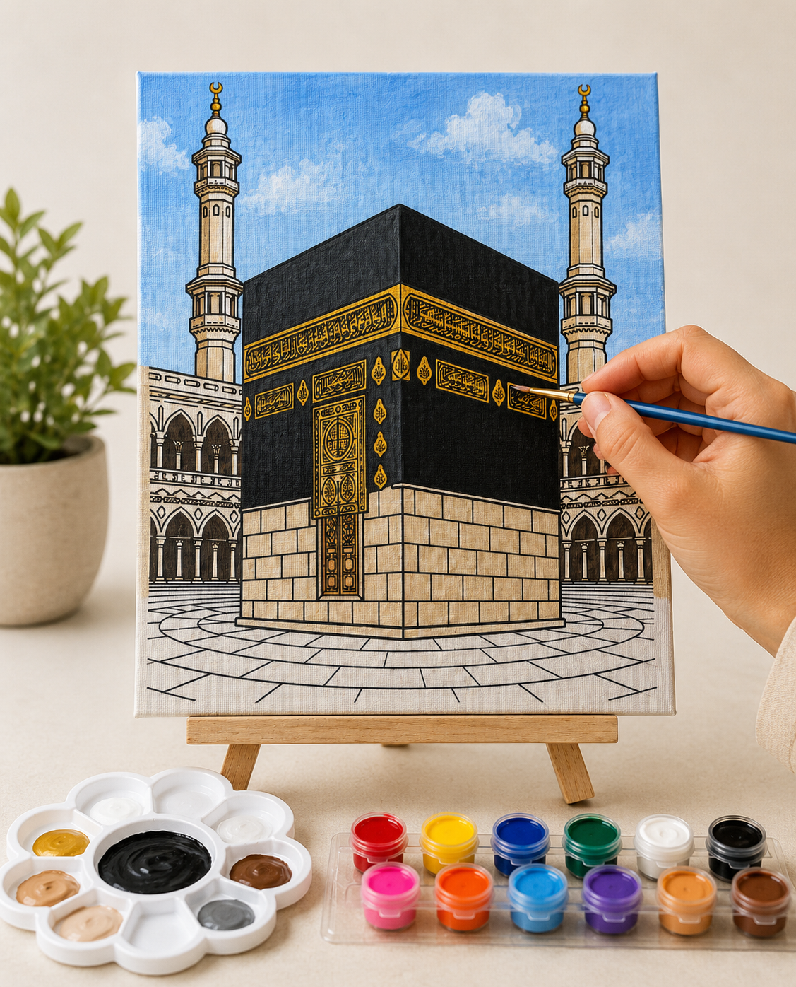 Islamic Paint Kit for Kids & Adults  Islamic Art Activity