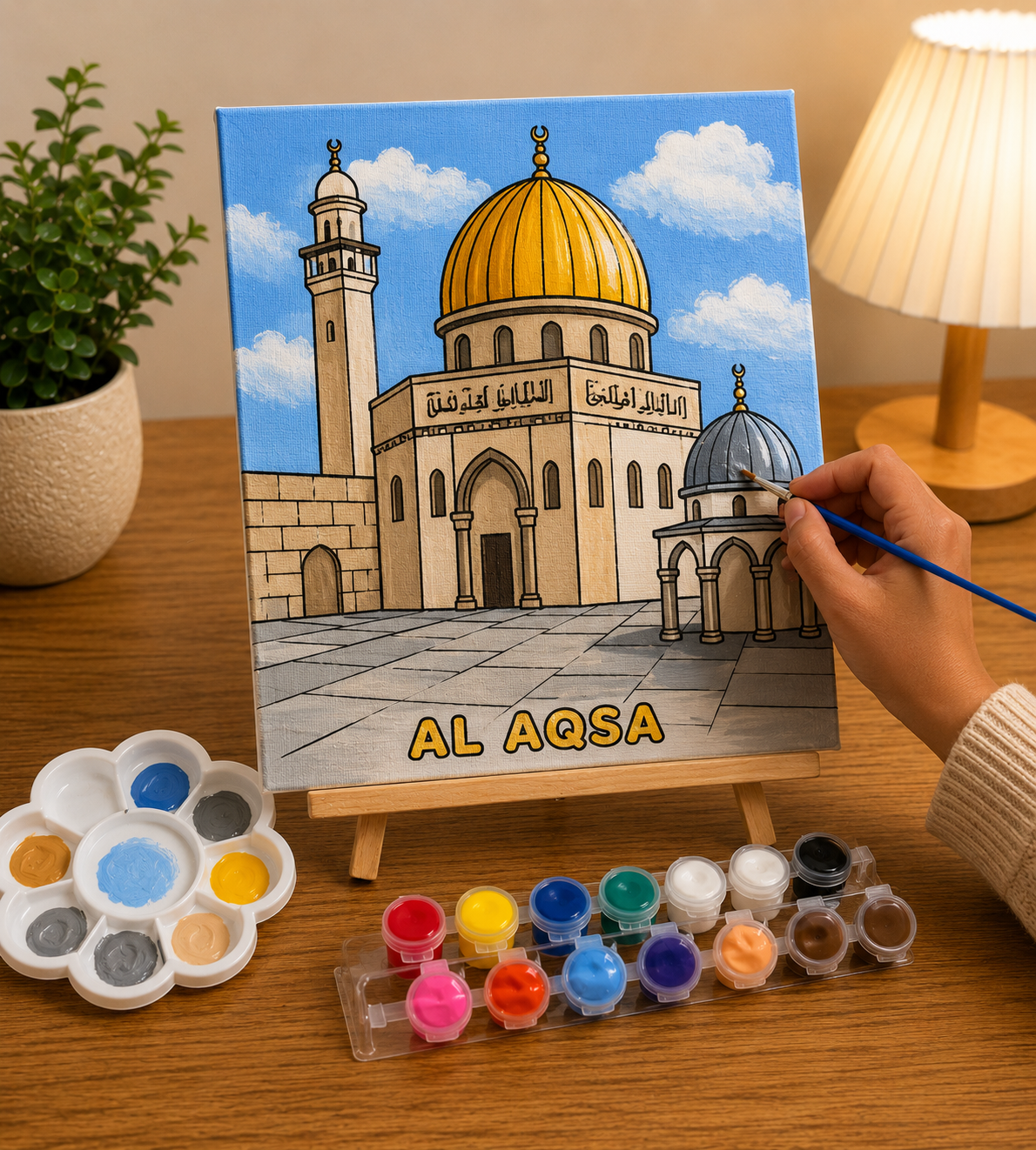 Islamic Paint Kit for Kids & Adults  Islamic Art Activity