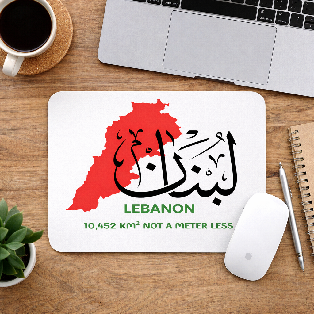Lebanon Mouse Pad Lebanese Pride Desk Mat