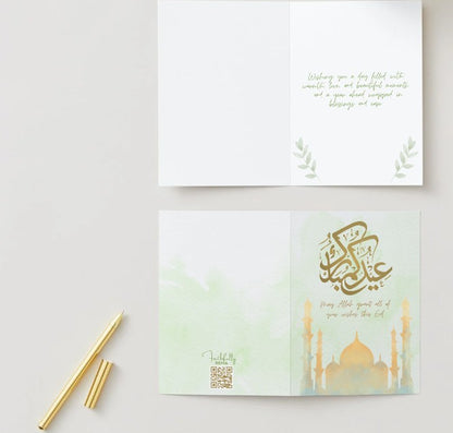Eid Mubarak Greeting Card