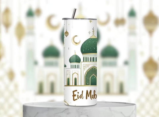 Eid Mubarak 20 oz Stainless Steel Tumbler