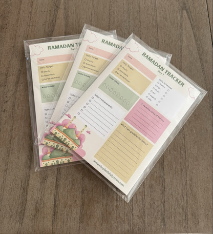 Ramadan Tracker Notepad